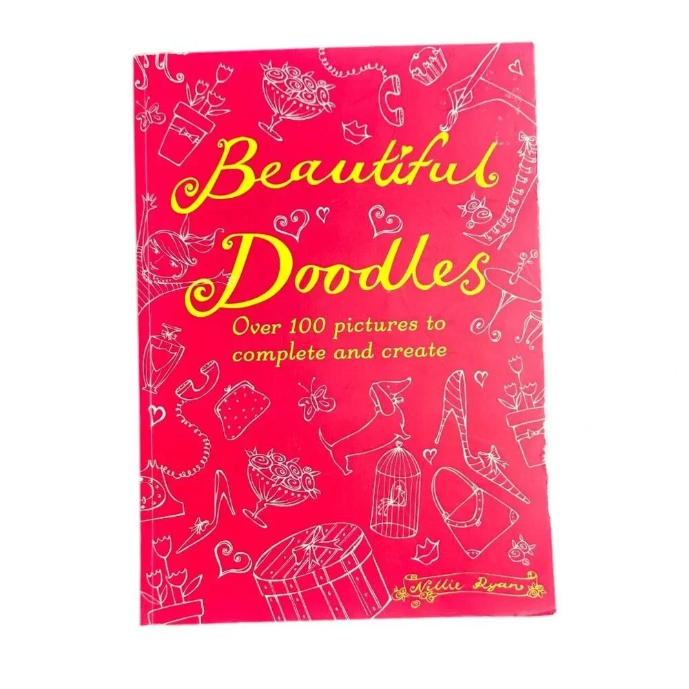 BEAUTIFUL DOODLES Activity Drawing Book Over 100 Pictures